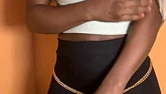 Ebony Babe Takes Intense Back Shots