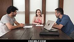 Horny Husband And Friend Take Turns Riding Bound Milf In Steamy 3some