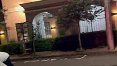 Watch this hotwife get pounded by big black guy while calling her man!