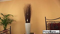 Lara gets her pussy rocked hard by pornstar