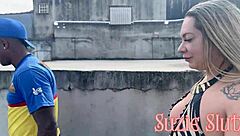 Suzie Slut Heads Out In Dress No Panties Ends Up Giving Ass To Attendant Quickie