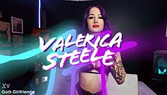 valerica steele returns with wet wild squirting in passionate rough sex and deepthroat action