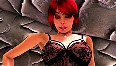 Detailed Cumshot Scene With Redhead Anime Student And German Teacher In European Hentai Encounter