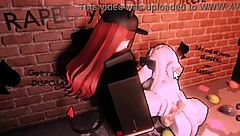 i got annoyed so i punished her like a bot in roblox