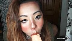 horny mom lian masturbates wet pussy with dildo in pantyhose fetish