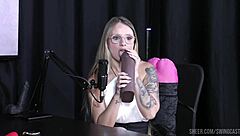 I love getting deepthroated in red black satin dress with ass licking pov