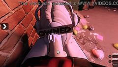 i got annoyed so i punished her like a bot in roblox