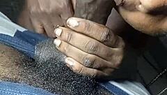 African teen 18+ shows off her phat cock sucking lips and beautiful mouth and drinks cum