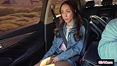 tiny fuck doll rides vibrator in missionary until orgasmic seizure hits her tight pussy hard