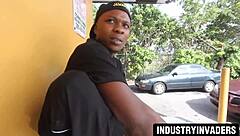 I love sucking off that corner boy with my latina milf mouth in public