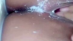 oh my god, this is a real squirting orgasm from intense stimulation!