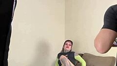 Excitement builds in backstage fuck with Carmona pounding tight ass