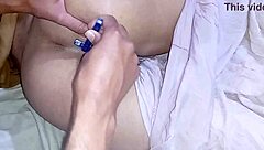 I shaved my hairy pussy and ass hole in village setting