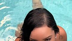 I love watching this usa couple with big ass blowjob and monster cock interracial action outdoors