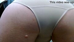 Wow, curvy granny Dawnskye1962 shows off big tits ass and hairy pussy in panty parade!