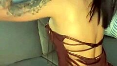 Masturbating Intensely Thinking About Neighbor's Cock While Cuckold Husband Sleeps