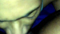 He dives deep licking and sucking ebony pussy intensely.