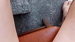 Gretala Exposes Juicy Pussy Outdoors