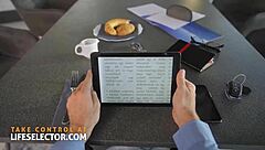 Petite blonde babysitter Candee Licious tempts with foot fetish play in interactive POV