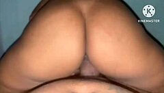 Descriptive tattooed vixen rides cuckold passionately sitting down with intense pleasure in steamy session