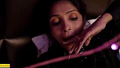 18yrs boy enjoys intimate encounter with beautiful madam in office setting full of passion