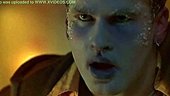 blonde tania saulnier takes a sexy shower in smallville english scene