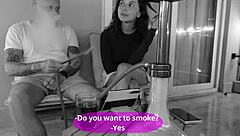 Best Friend Fucks Cheating Wife in Ass with Monster Cock for Quickie Anal Creampie