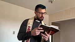 Brazilian Redhead in Halloween Costume Gags on Thick Cock During Rough Facefucking