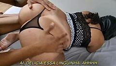 I feel so aroused watching black boy sucking my wife's ass in interracial threesome with young black guys