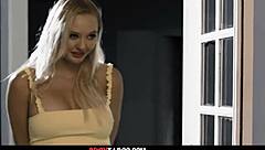 Blonde Stepdaughter Joins Redhead Milf And Scottish Man For Rough Threesome