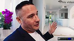 Divorced Hottie Films Intense Sex Tape With Realtor In Threesome