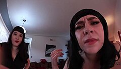 Post-apocalypse giantesses explore tall fetish fantasies in pov.