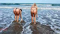 Sexy Latina Milf Flashing Ass And Pussy At Beach With Friend Dai Belan - Trailer