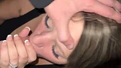 Bold sloppy seconds with dirty talk in hotel and public sex sessions