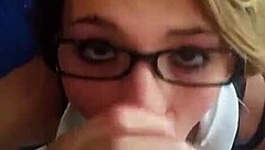 Detailed Facial Cumshot After Intense Blowjob Action