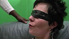 french milf takes on huge big black cock with riding and sucking intensity