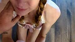 Will This Cheating Milf Wife Take Monster Cock Doggystyle for Creampie as Cumslut