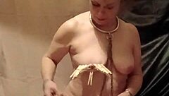 French Slave In Bondage Endures Dirty Talk Spanking And Pissing With Clamps Outdoors In Homemade Bdsm