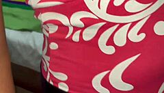 Indian curly long hair college girlfriend with thick thighs and big ass craves threesome massage party with strangers in dorm