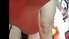 Hey, check out this compilation of foot fetish moments with a cute brunette in glasses dominating with toe play