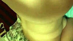 Petite babe with small tits takes huge cock in anal pov sex