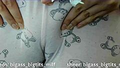 I feel so aroused in my pajamas, fingering my big ass and clit until I squirt with intense passion.