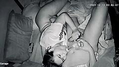 Blonde and Brunette Girlfriends Share Huge Cock in Homemade Toy Play