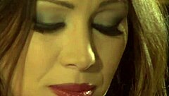 brunette's soaked pussy ravaged by husband on staircase