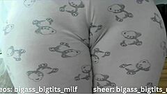 I feel so aroused in my pajamas, fingering my big ass and clit until I squirt with intense passion.