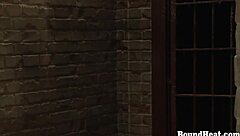 czech femdom mistress unlocks innocent young submissive from chains after intense bdsm lesbian training