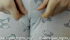 I feel so aroused in my pajamas, fingering my big ass and clit until I squirt with intense passion.