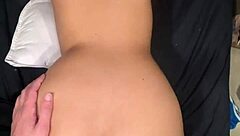 Skinny 18 year old thai girl gets hard missionary fuck with huge creampie close up