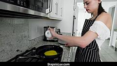 Cut brunette babe Angel Windell penetrated by huge dick Jay Rock 😈