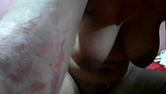 Homemade sex with my hot wife, uh, big pussy close up, yeah